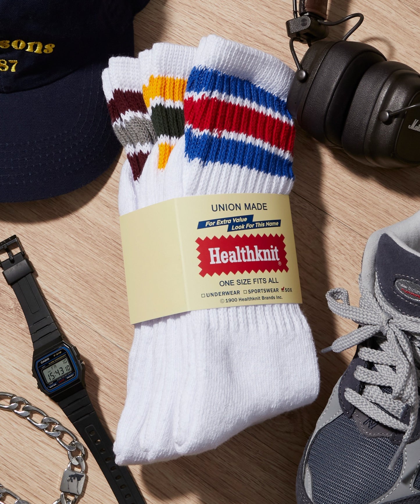 🗽🇺🇸 Healthknit 3雙組 厚磅長筒襪【B】