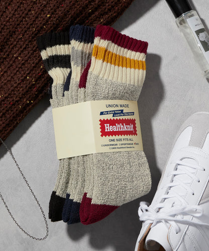 🗽🇺🇸 Healthknit 3雙組 厚磅長筒襪【C】