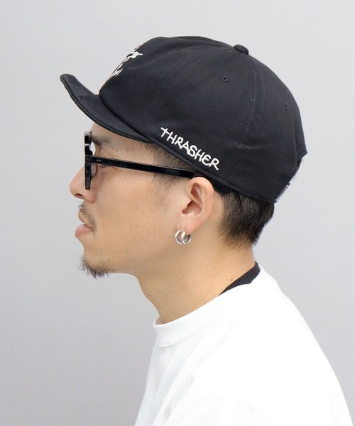 🇯🇵 THRASHER x Mark Gonzales聯名插畫 刺繡棒球帽/裁判帽