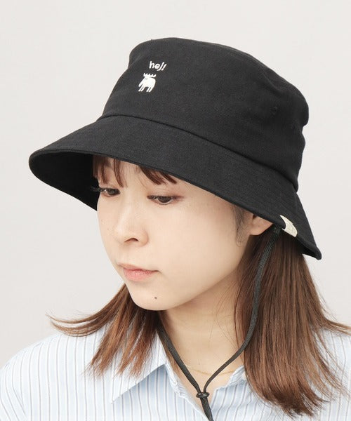 🇯🇵 moz 瑞典駝鹿 城市戶外長帽簷繫繩漁夫帽