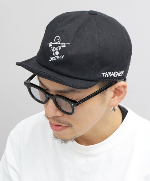 🇯🇵 THRASHER x Mark Gonzales聯名插畫 刺繡棒球帽/裁判帽