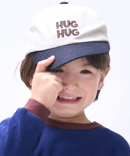 🇯🇵 petit main HUGHUG刺繡兒童棒球帽