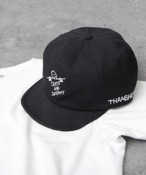 🇯🇵 THRASHER x Mark Gonzales聯名插畫 刺繡棒球帽/裁判帽