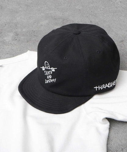 🇯🇵 THRASHER x Mark Gonzales聯名插畫 刺繡棒球帽/裁判帽