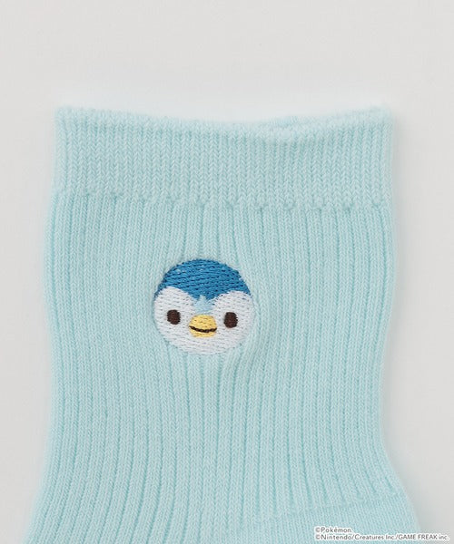 🇯🇵 petit main 寶可夢兒童刺繡防滑中筒襪