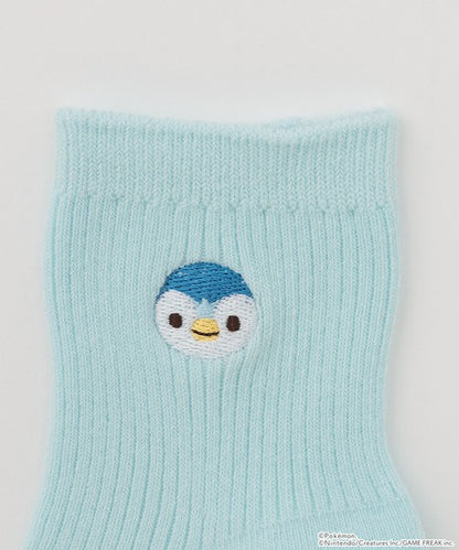 🇯🇵 petit main 寶可夢兒童刺繡防滑中筒襪