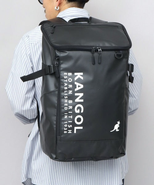 🇯🇵 KANGOL 英國袋鼠 防水大容量方形後背包