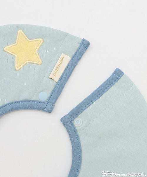 🇯🇵 petit main 寶可夢刺繡嬰兒口水巾/圍兜