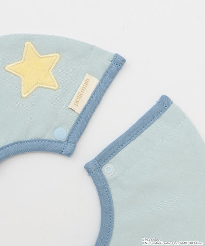 🇯🇵 petit main 寶可夢刺繡嬰兒口水巾/圍兜